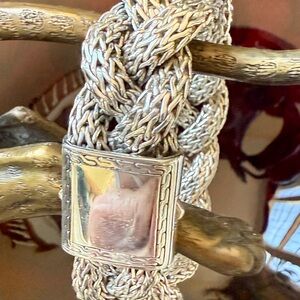John Hardy Sterling Silver Woven Bracelet